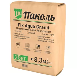Паколь FIX AQUA GRANIT зима (плиточный клей аквагранит)
